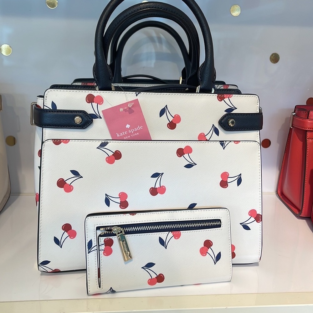 Kate Spade Staci Medium Satchel &  Kate Spade Staci Large Slim Bifold Wallet - Picture 3 of 16